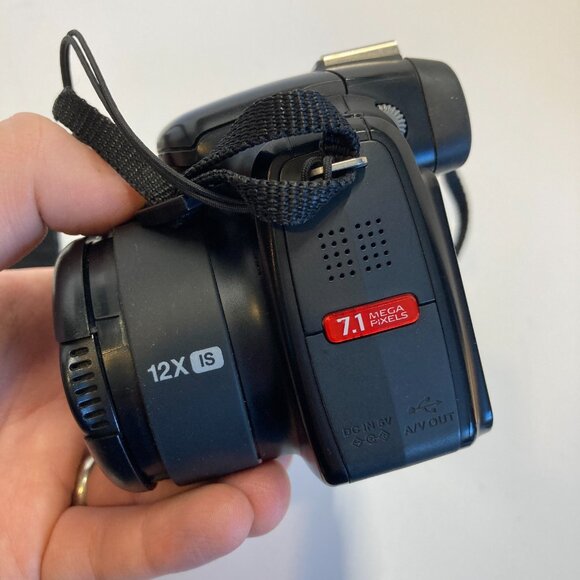 Kodak EasyShare P712 Digital Camera 12x Zoom Schneider Lens W Battery For Parts - Picture 16 of 16